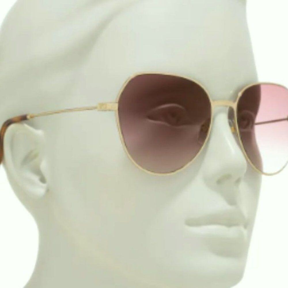Givenchy 60mm Gradient Sunglasses Gold Pink - Picture 5 of 9
